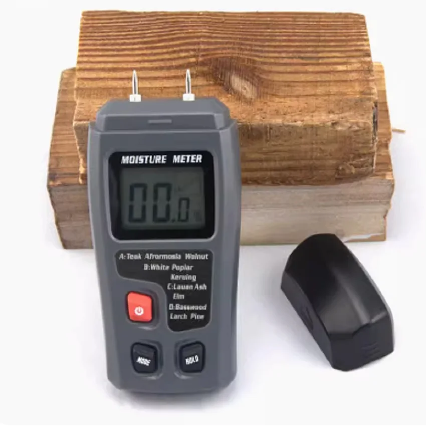 Digital LCD Wood Moisture Meter Detector Tester Humidity 0-99.9% Hygrometer Test