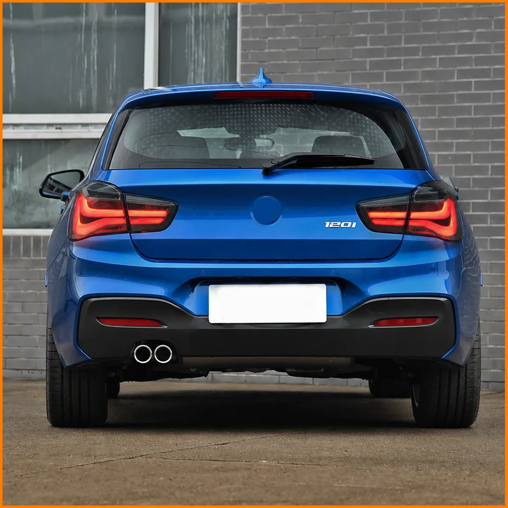 LCI Style Smoked Sequential LED for BMW 1 Series F20 F21 2015-2019 Dynamic Turn Signal Error Free Plug and Play Rear Tail Light