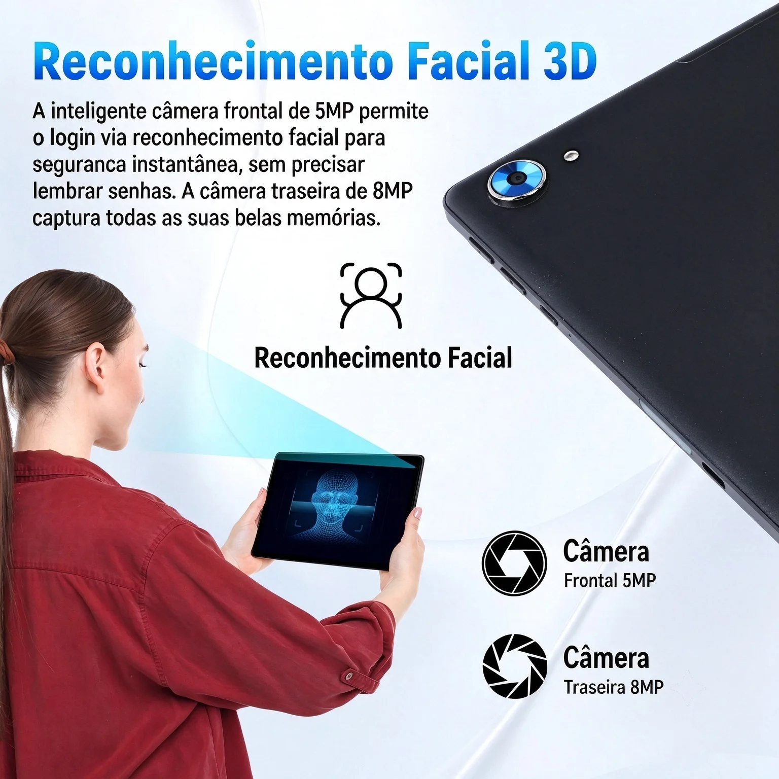 10.1 Inch Android 16 AI Tablet 8 Core 36(6+30)GB+128GB 1TB Expansion WiFi6 5MP+8MP Stylus Keyboard Mouse Headphone PC PAD Set