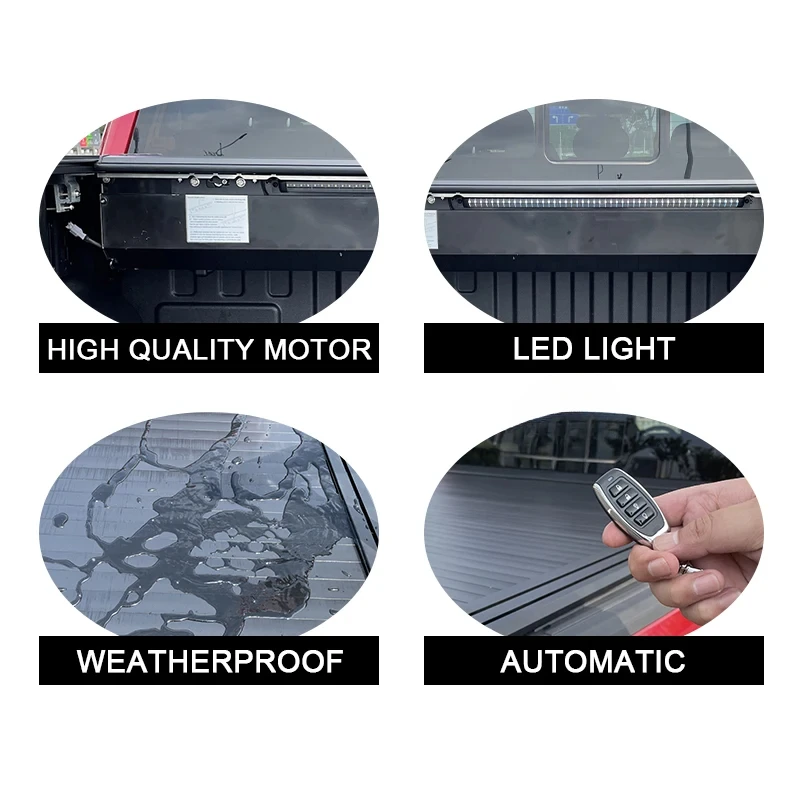 KSCPRO New Den XR Seri Retractle Roller Shutter Truck Tonneau Cover F0 F-0 - .' Bed