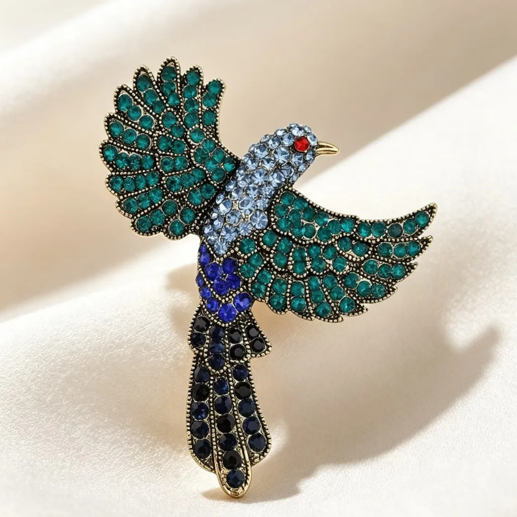Suit Brooch Three-Dimensional Animal Brooch Alloy Brooch Retro For Commuting Dating Gatherings