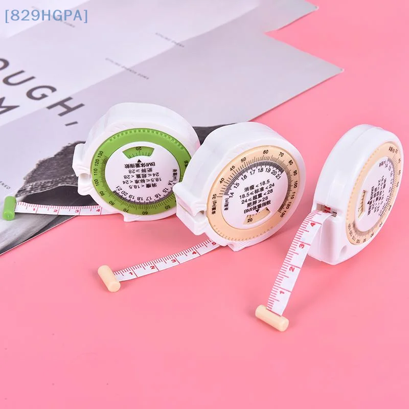BMI Body Measuring Tape Sewing Ruler Waist Tape Measure Portable Soft Measurement Ruler Practical Accessories
