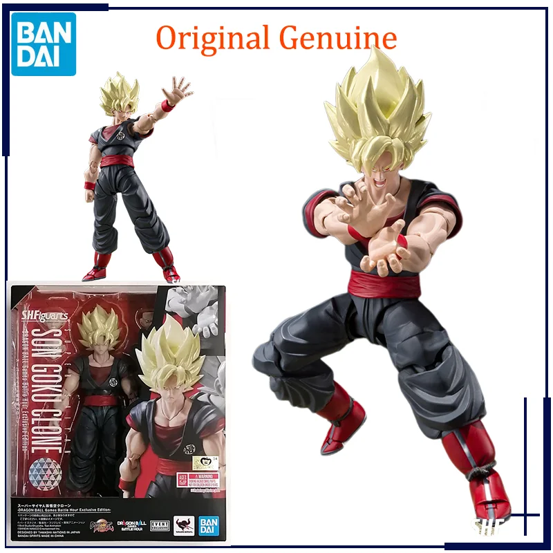 

Оригинальные оригинальные S.H.Figuarts SHF DRAGON BALL Games Battle Hour SON GOKU CLONE Bandai аниме-модель игрушки фигурку подарки