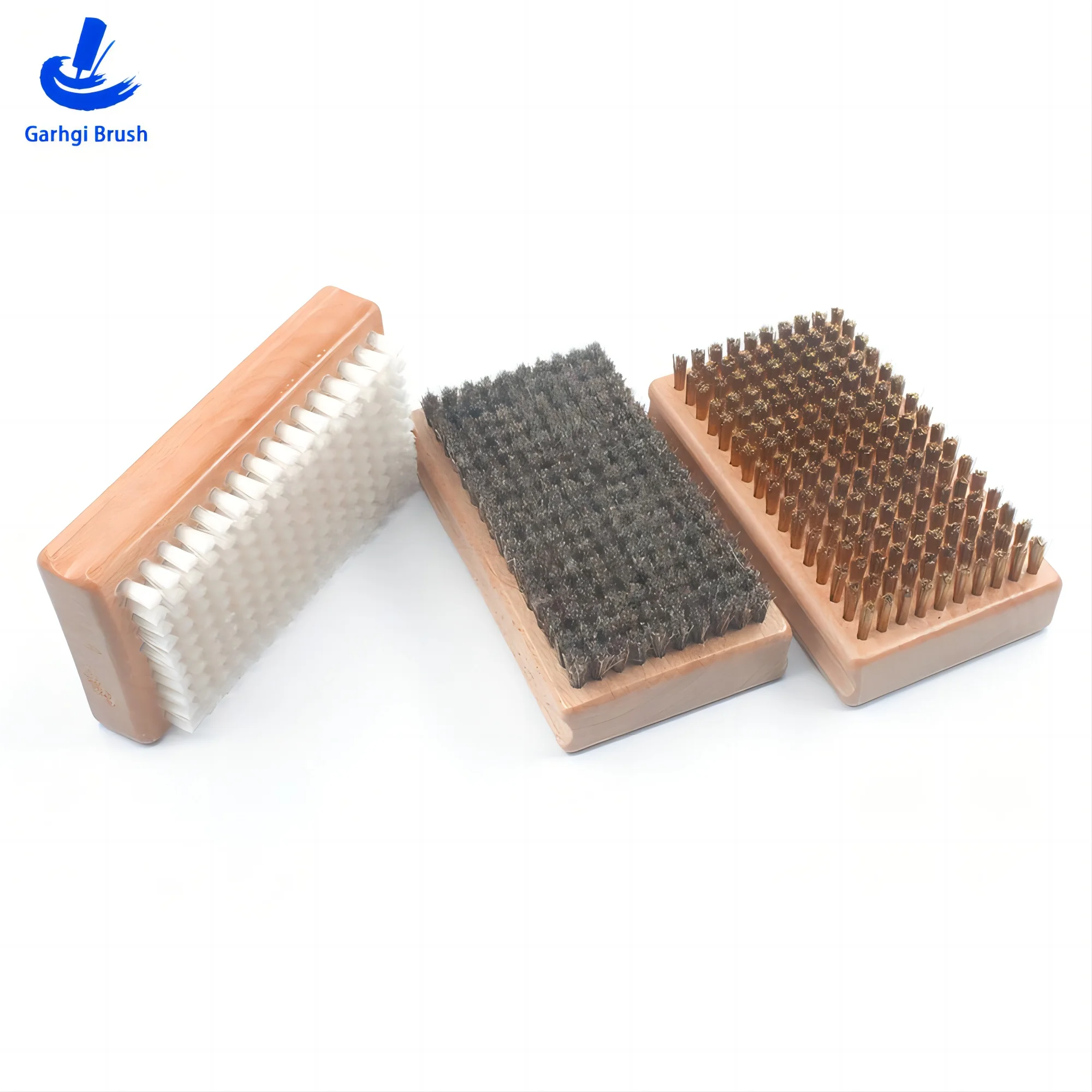 Snowboard Waxing Brushes Hand Tools Base Structure Glide Wax Residue Removal for Outdoor Skiing Horsehair Nylon Brass Brushes
