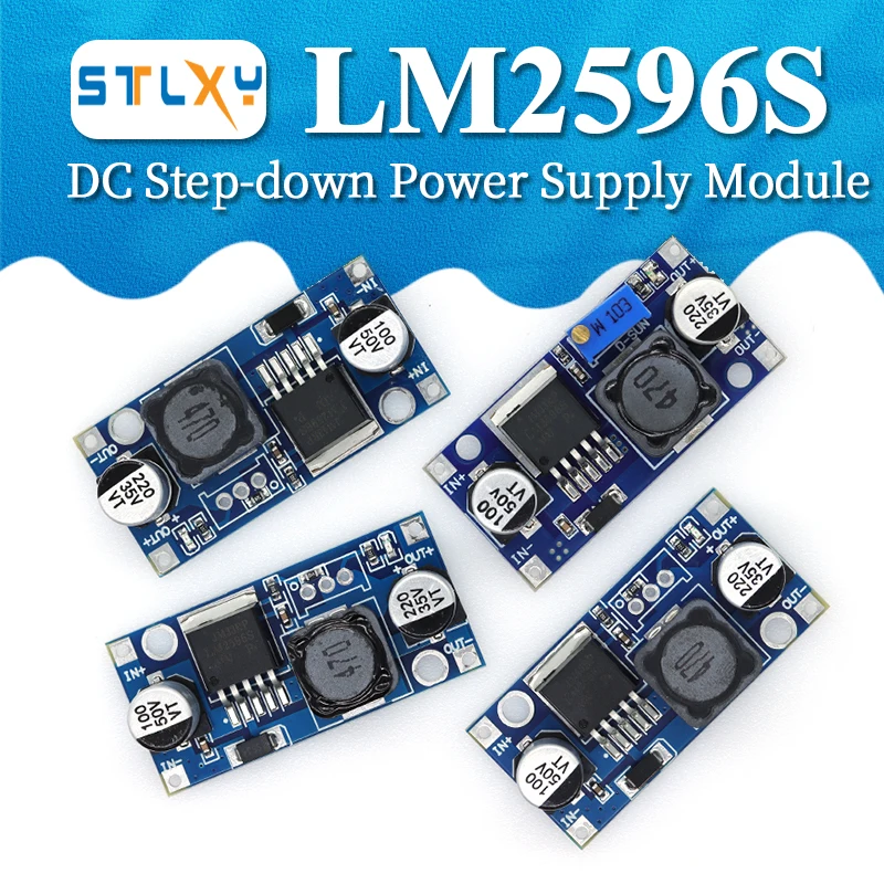 LM2596S DC-DC DC adjustable step-down power supply module regulator board 3A 12/24 to 12/5/3.3V