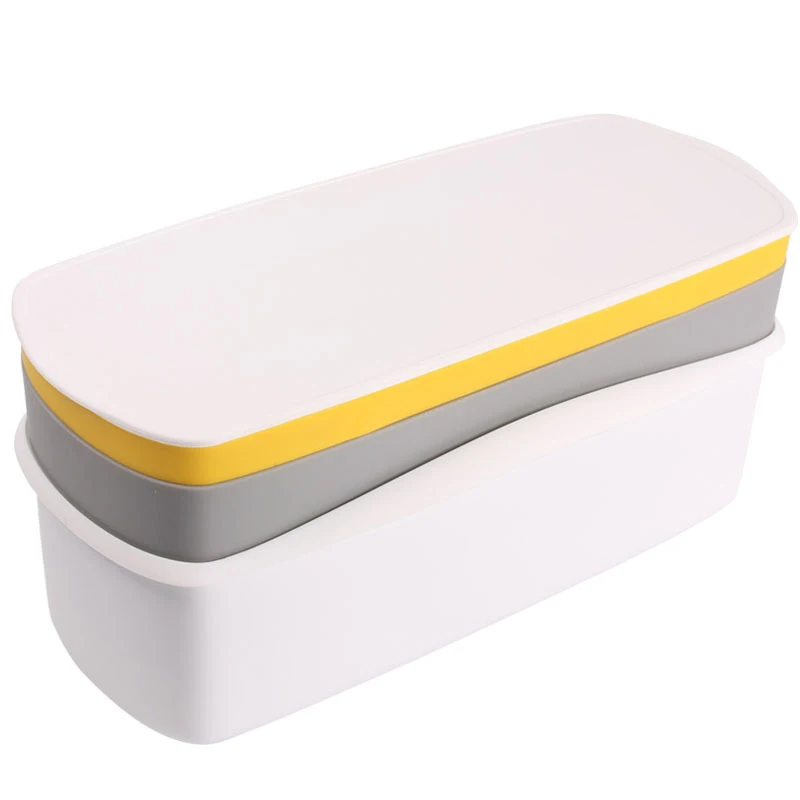 計量器と蓋付きの電子レンジパスタ調理器、3層の野菜の蒸し器スパゲッティ麺調理器-キッチンツール