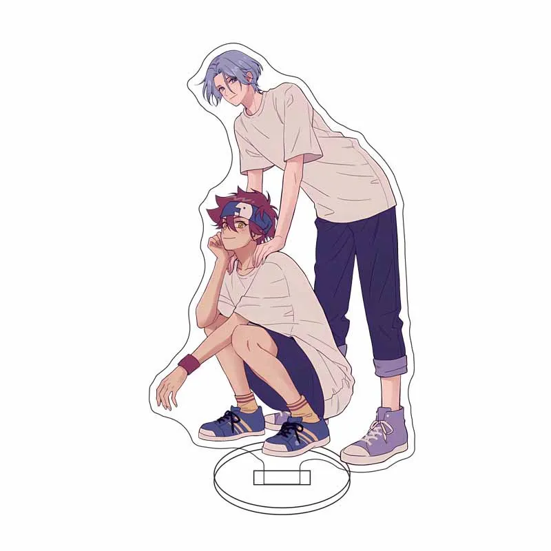 Anime SK8 The Infinity Acrylic Stand Model Reki Kyan Langa Adam Joe Figure Cosplay Plate Holder Topper Desk Decor Plate Gifts view 6