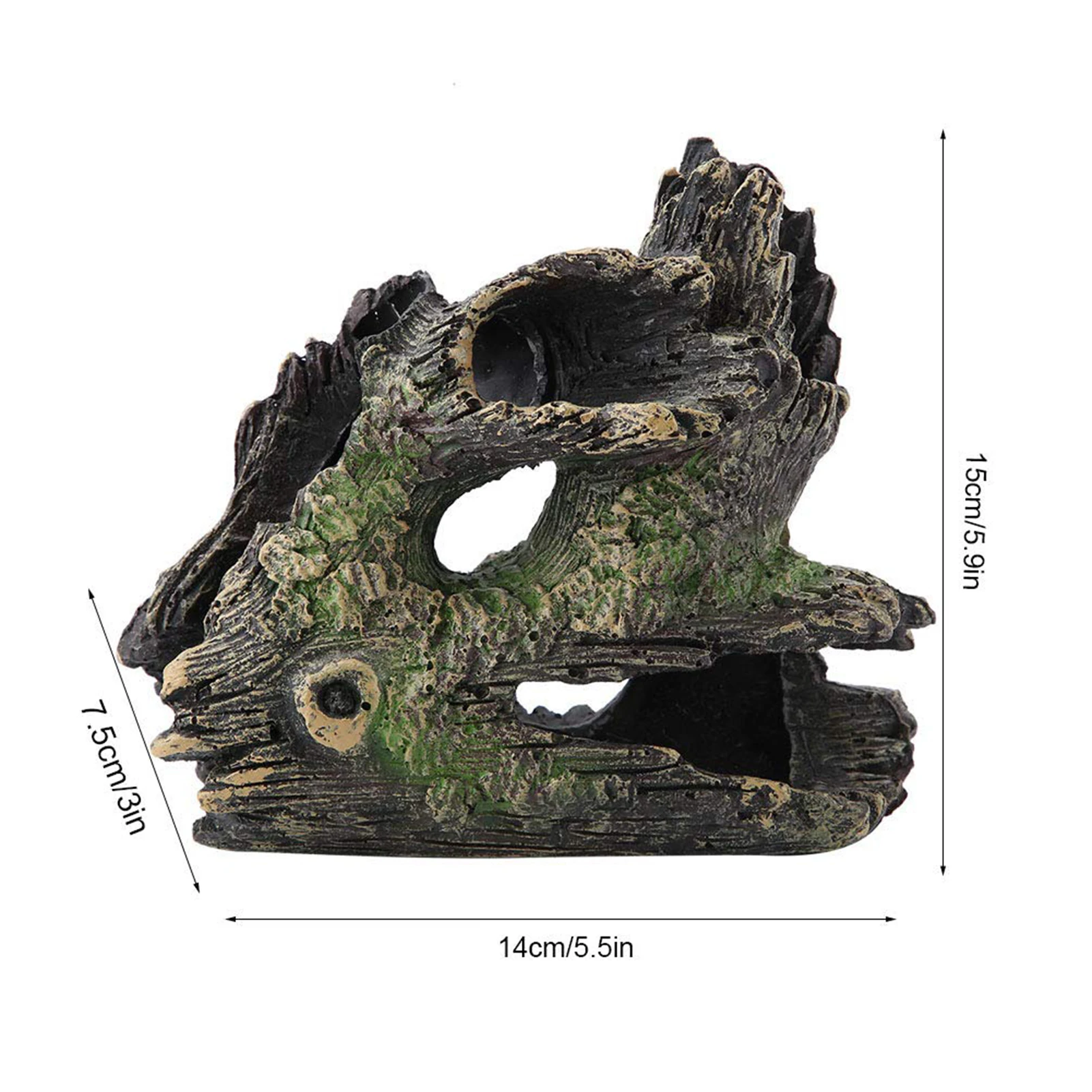 Aquarium Künstliche Brücke Harz Landschaft Dekoration Brücke Aquarium Ausrüstung Zubehör Ornament Höhle Aquatische Haustier Fisch