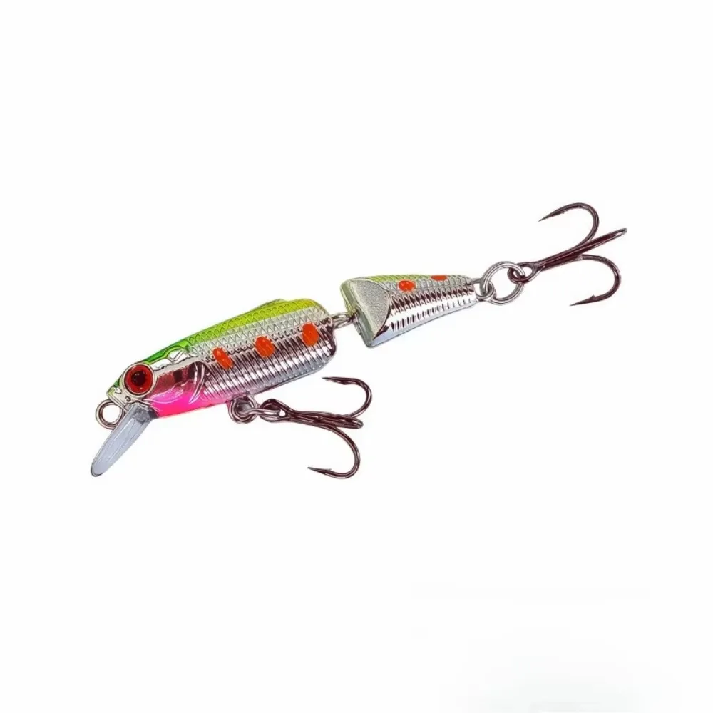 4.2g/6cm Multi-Segment Minnow Lure Red-Eyed Bass Imitation Baitfish Imitation Bio-Mimetic Lure Baitfish Imitation Lure