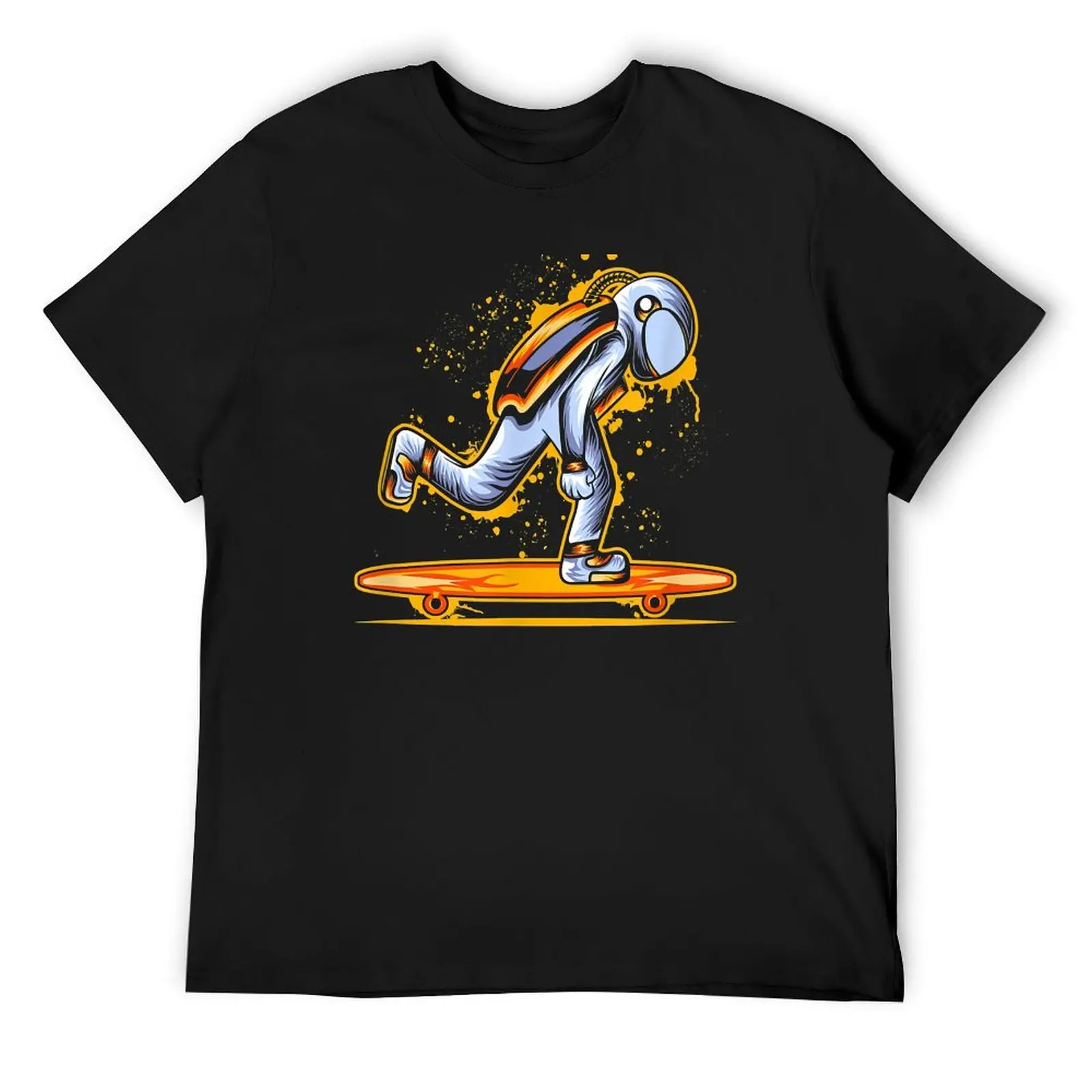 

Astronaut Skateboard Skate Sport Vintage Artistic Genuine T-Shirt summer shirt mens funny t shirts