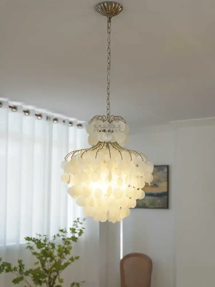 

Nordic designer light Creative Flower leaf LED Chandelier lustre Ceiling Home interior lighting Hotel villa lobby decoration
