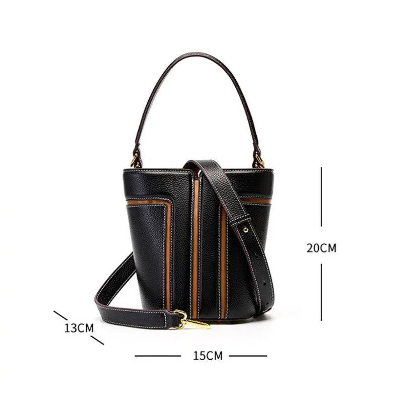 AIGO New Women Bucket Bag 2024 Trend Women Shoulder Bag Luxury Designer Handbag Messenger Bags For Women сумка женская bolsos de