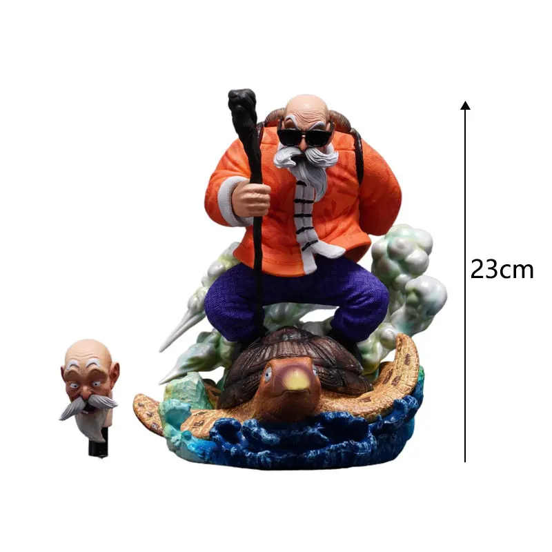 Figure Anime Dragon Ball Z Maestro Roshi Action Figure Kame Sennin Modello in PVC Collezione di decorazioni per il desktop Collezione di bambole Ragazzi Giocattoli Regali