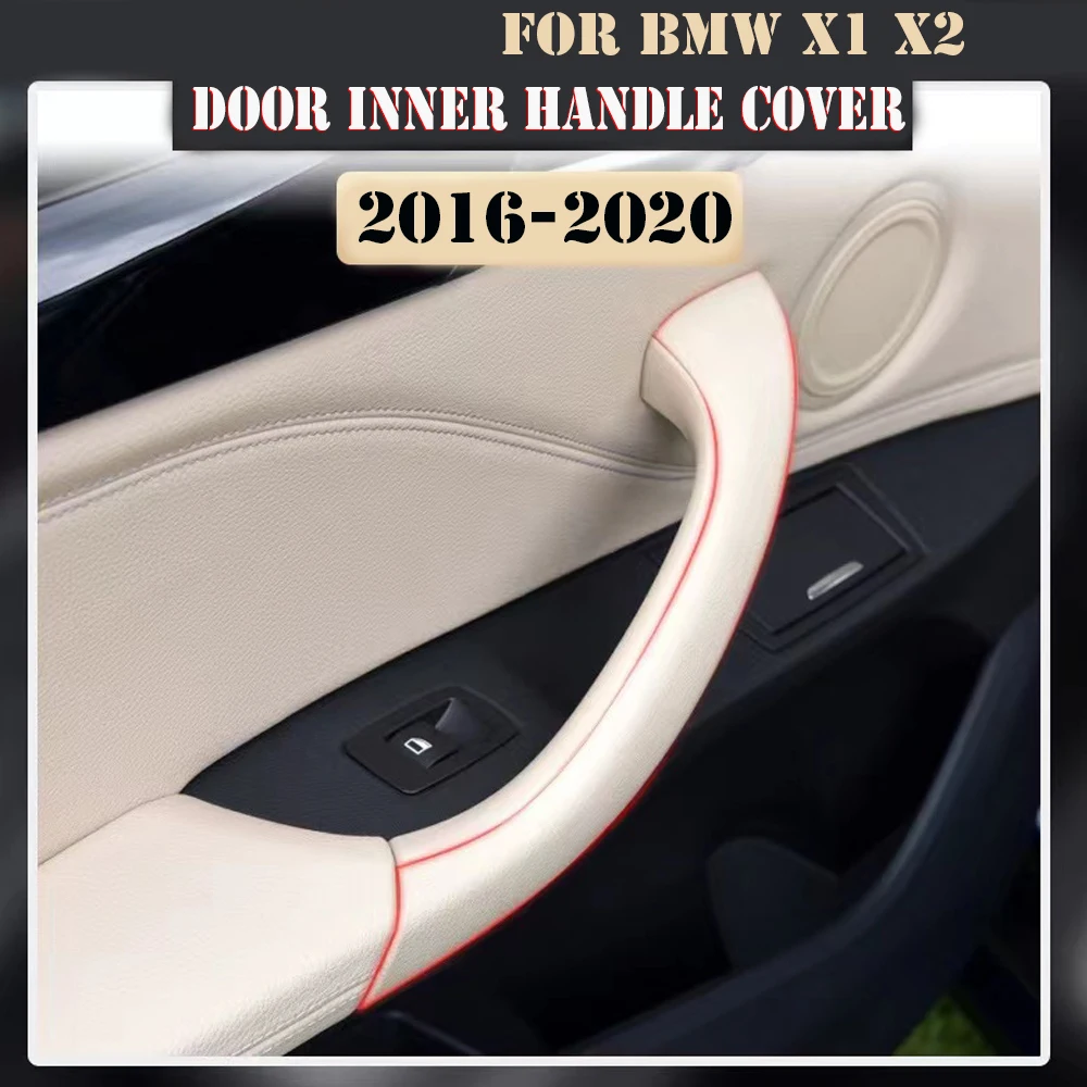 

Car Left Right Interior Door Pull Handle Outer Cover Trim Replacement For BMW X1 X2 F48 F49 F39 2016 2017 2018 2019 2020