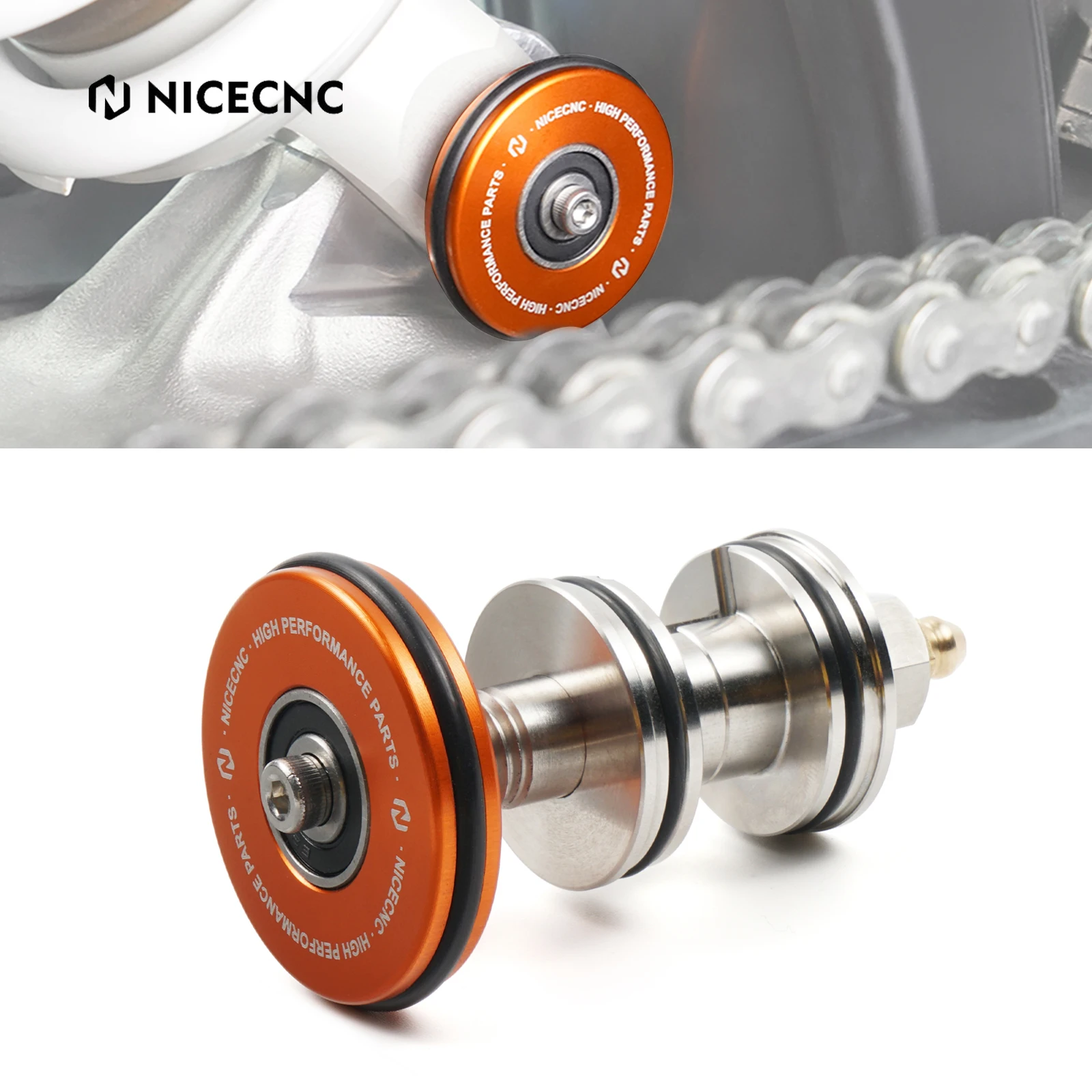 NICECNC For KTM EXC 300 TPI 2017-2023 EXC 250 EXC 450 EXCF 350 XCW 300 EXC-F XCF-W Six Days Rear Shock PDS Swingarm Protector