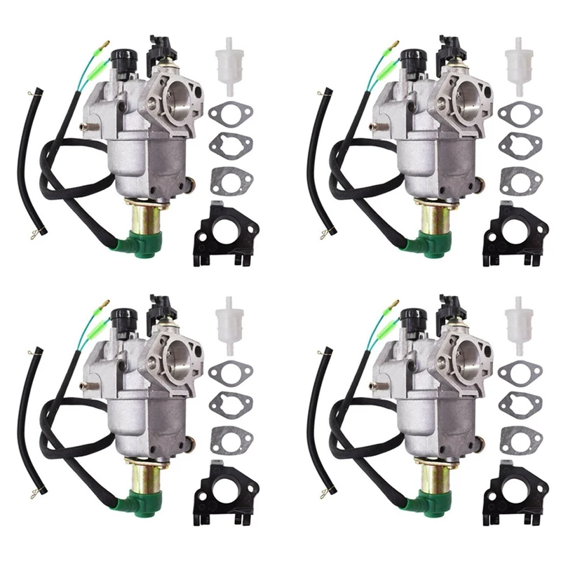 

4X Carburetor Carb For Honda GX340 GX390 188F Engine Motor 11HP 13HP Generator Parts