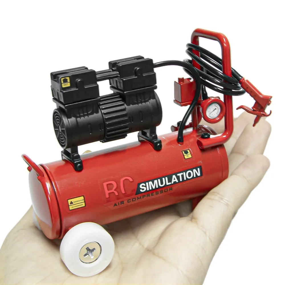 1/10 RC Crawler Simulated Air Compressor Mini Decorative Accessories Fit TRX4 SCX10 MK07 5811 MJX CROSS Off-road Car