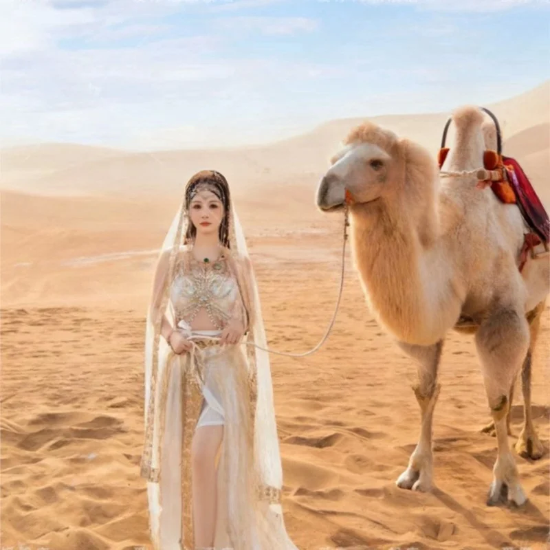 

Travel photo dress exotic style Western desert new