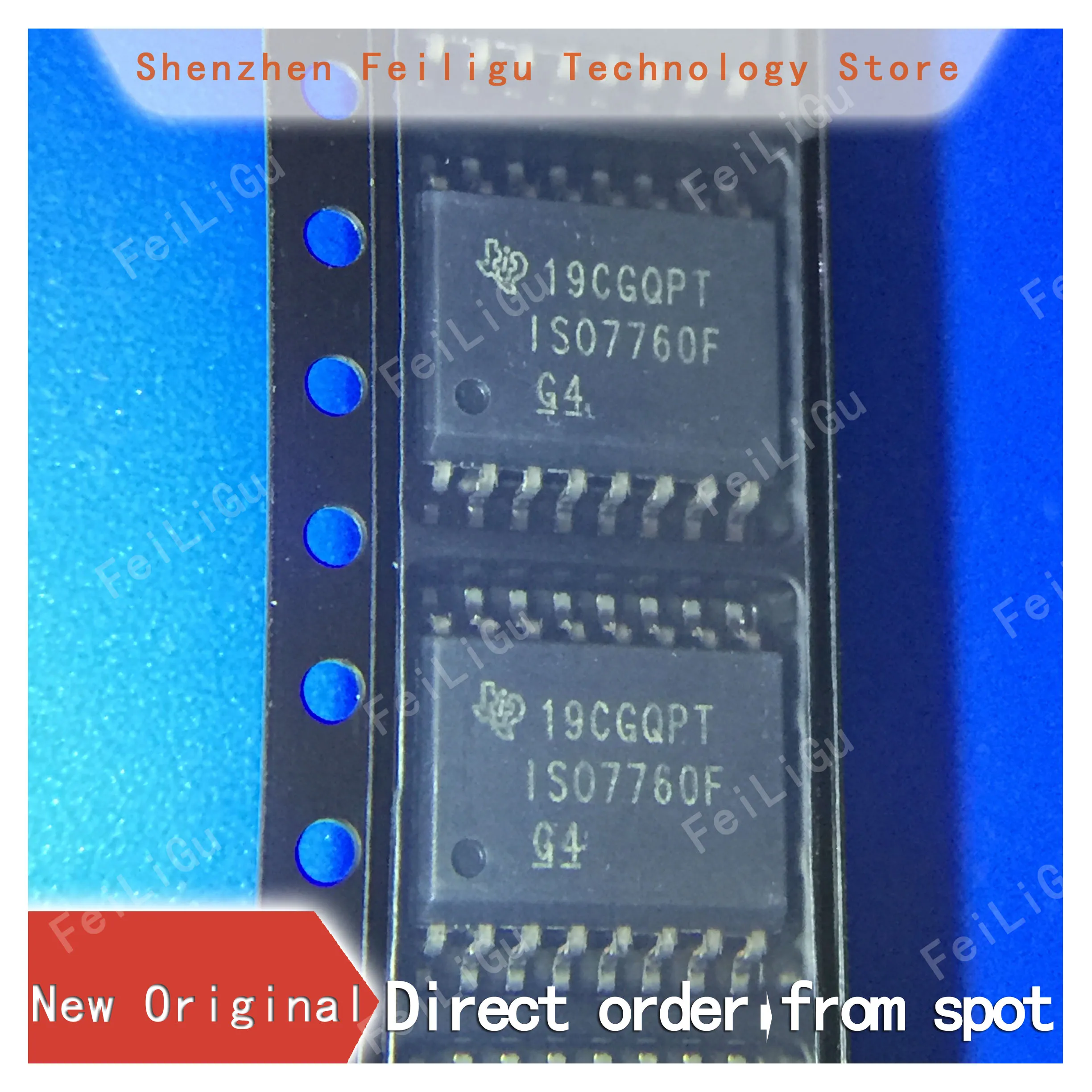 

1/10/30Pieces 100% New Original ISO7760FDWR ISO7760FDW ISO7760F ISO7760 Package:SOP16 Universal Digital Isolator Chip