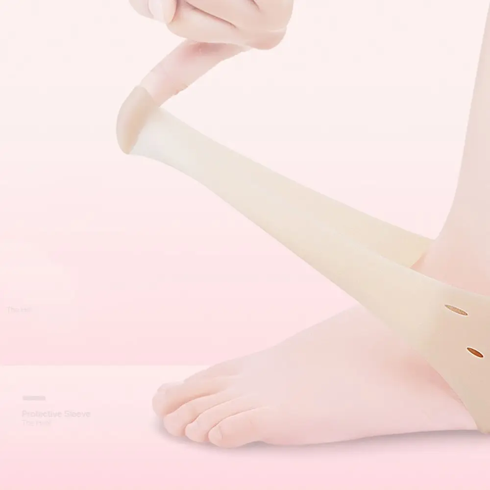 منتج جديد العناية بالبشرة القدم المفتوحة تو الكراك الجاف شفاء هلام السيليكا متصدع إصلاح القدم حماية كعب الحرس كعب حامي