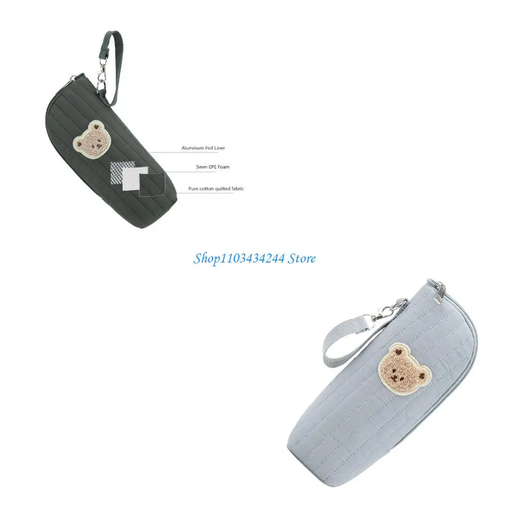 

Мулти функциональная сумка бутылки молока хлопка термальная для родителей в напольном отключении