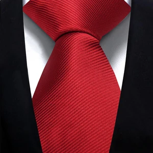 Solid tie 7.5cm tie for men fashion fashion ties fine blue gray classic ties Men Business Jacquard Classic fabric ties Main Main Sales Bills - №4