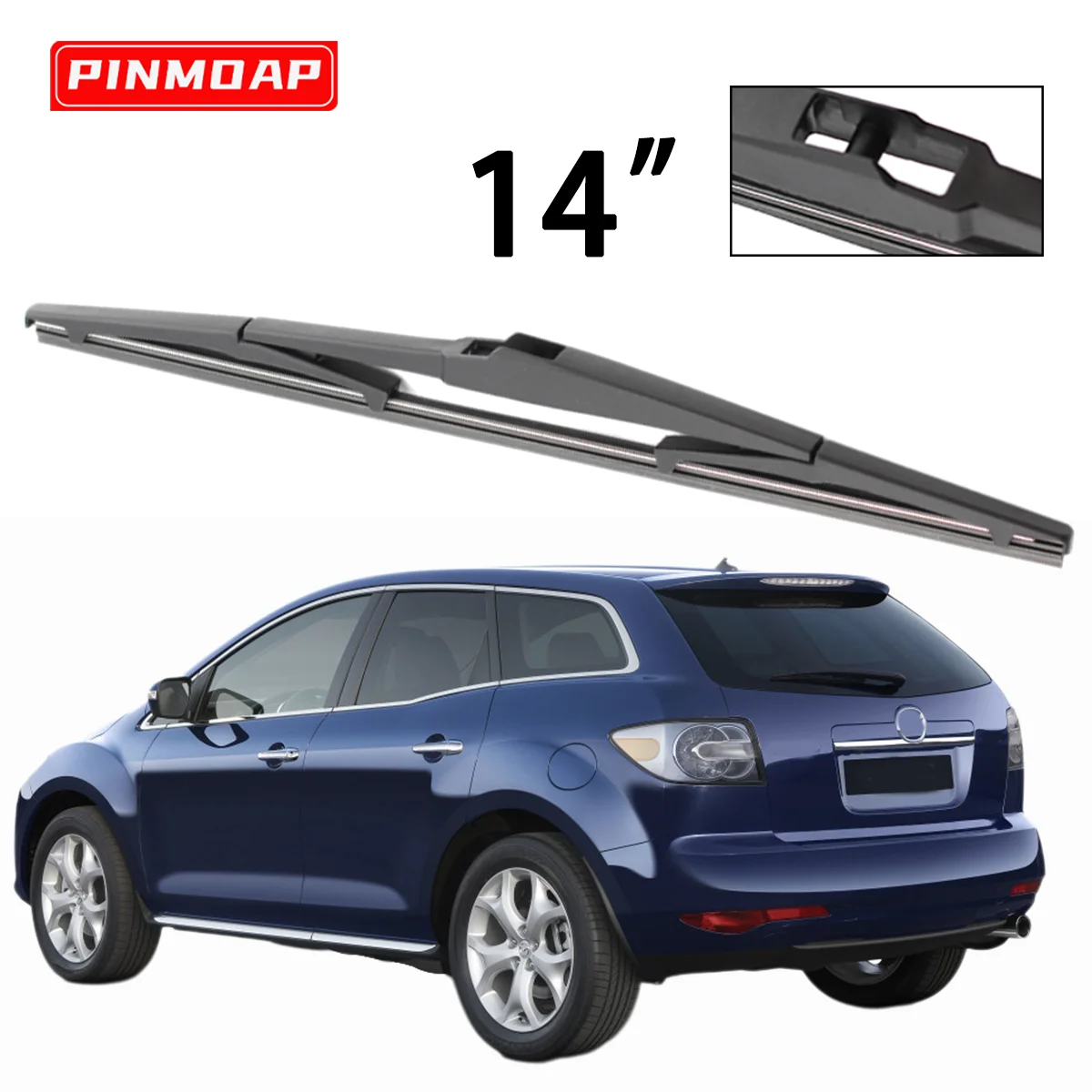 

1PC 14" Rear Wiper Blade Applicable For Mazda CX-7 CX7 2007-2013 Year's Windshield Windscreen Rear Wiper Blade Car Accessories