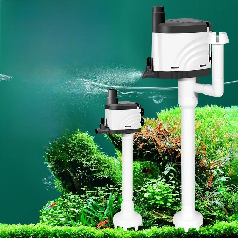 

Aquarium Accessories 3-in-1 Submersible Water Pump Silent Oxygenation Internal Filtration Water Circulation Clean Purification