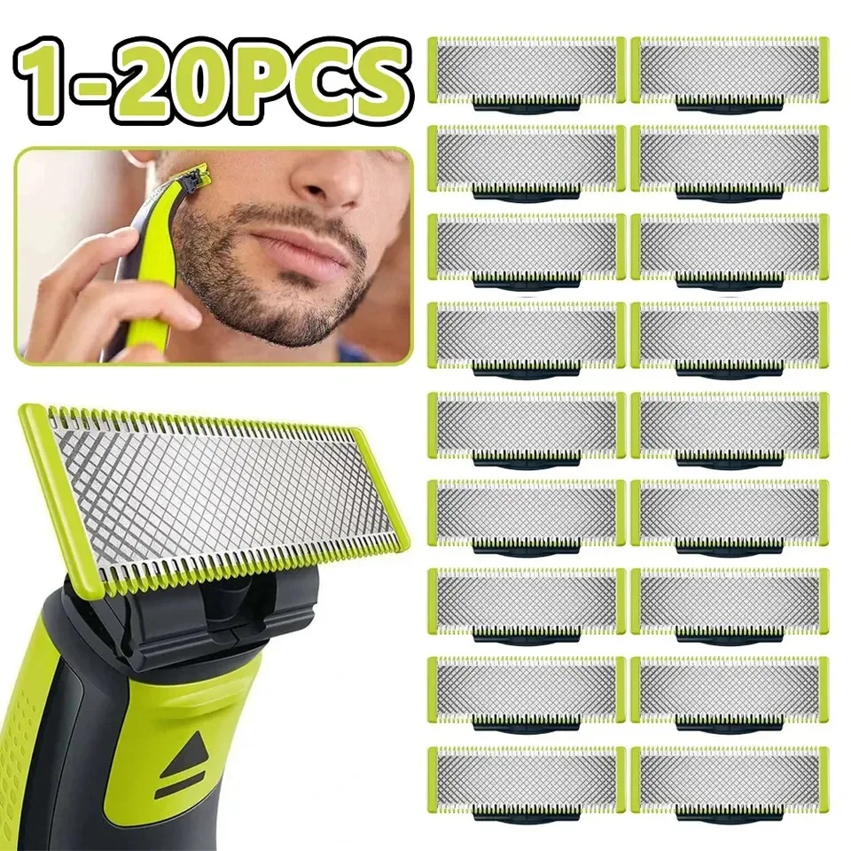 10Pcs Comb Hair Trimmer for One blade Replacement Blade Beard Shaver Head Trimmer QP2520 QP2530 QP2630 QP6510 QP6520 QP2523