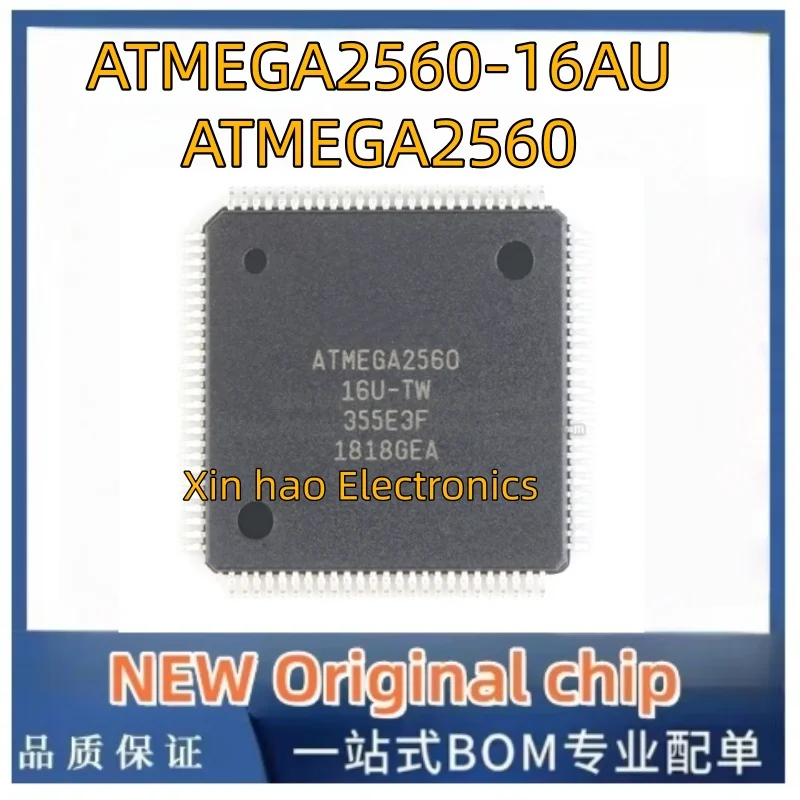1PCS New original ATMEGA2560-16AU ATMEGA1280-16AU ATMEGA2560 ATMEGA1280 ATME2560 AT2560 TQFP-100 ATMEGA2561-16AU TQFP-64 IC