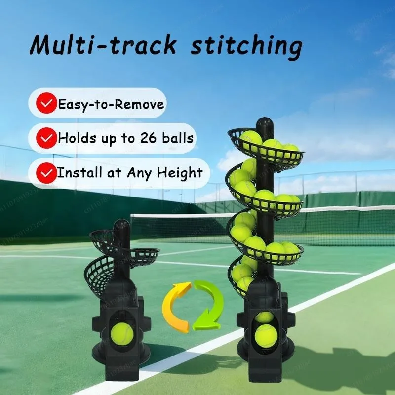 SSM  for 02 tennis ball throwing machine serve machine tennis multi-ball portable trainer indoor and outdoor