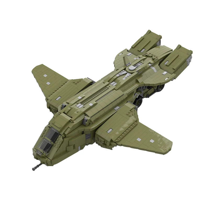 

D77 Fighter Transport MOC ST1207 Building Blocks Modern Military High Tech Vehicle Model Bricks Ideas Toy Gift Kids Boys Girls