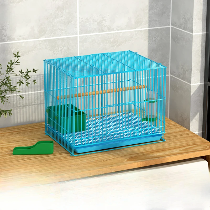 Rabbit Feeder Bird Cages Nest Hut Outdoor Backpack Habitat Bird Cages Decoration House Garden Jaula Pajaro Pet Products RR50BN