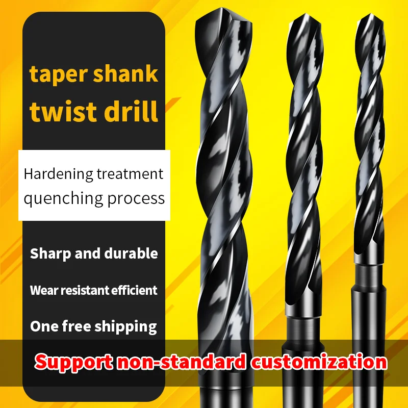 Juntuo High Speed Steel 4341 Cone Shank Twist Drill