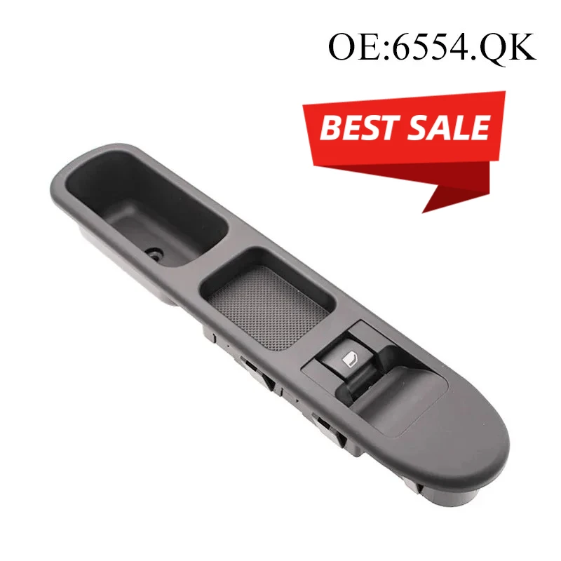 6554.QK Power Window Control Lifter Switch Regulator Button 6554QK  For Peugeot Partner Tepee 207 Citroen Berlingo