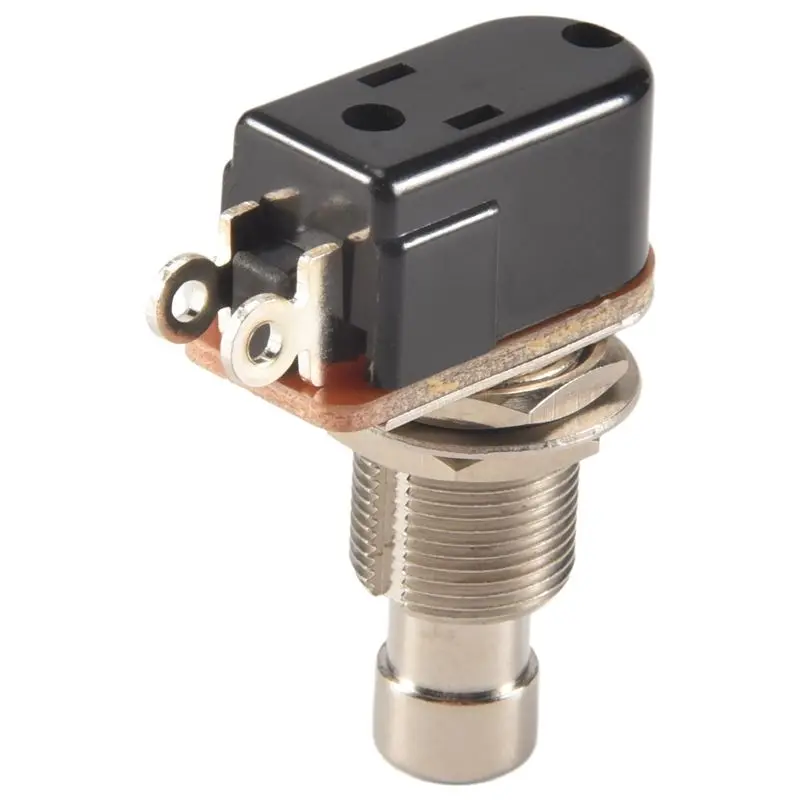 ABLB-5X Guitar Pedal 2 Pin SPST Momentary Effects Push Button Foot Switch