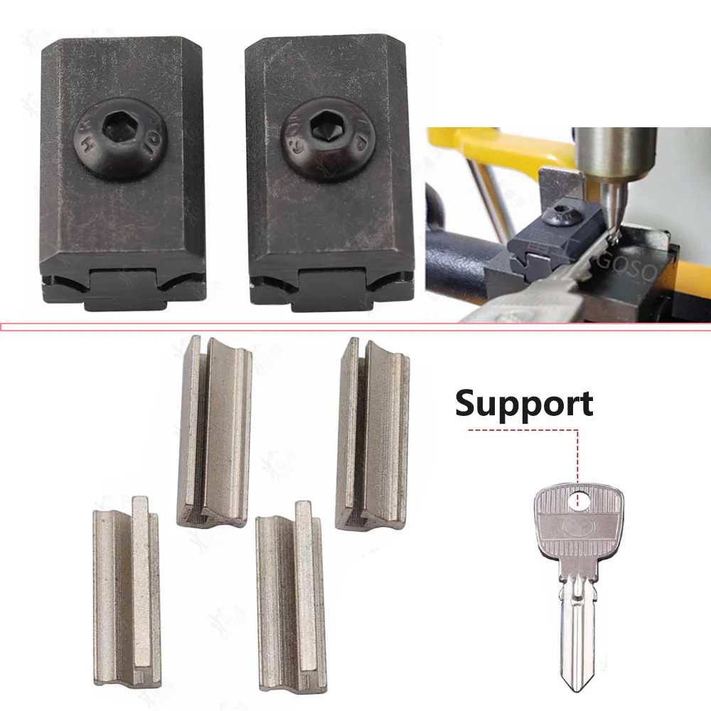 Yuema Key Duplicating Using Fixture Clamp Key Machines Chuck Key Cutting Machines Accessories For YUEMA Blank Key Cutting