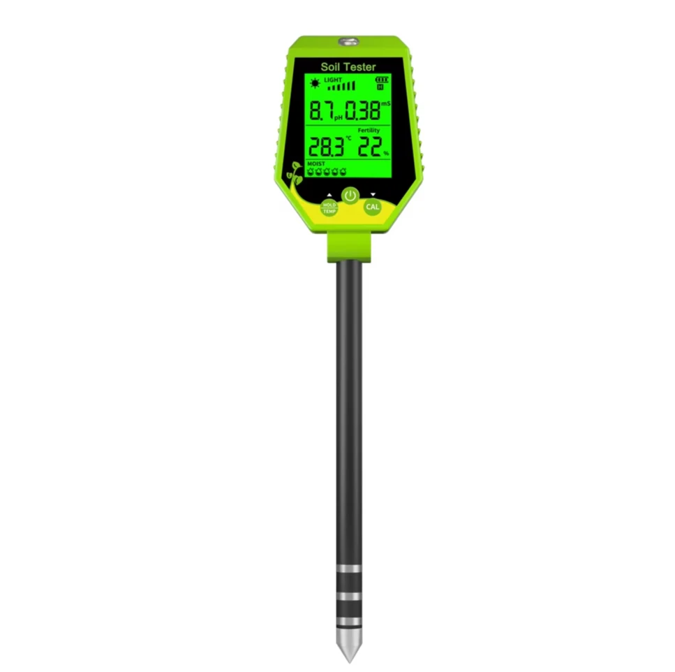 

Hot Garden 6 in 1 Soil PH /EC/ Humidity / Fertility / Light/ Temperature Soil Ph Meter