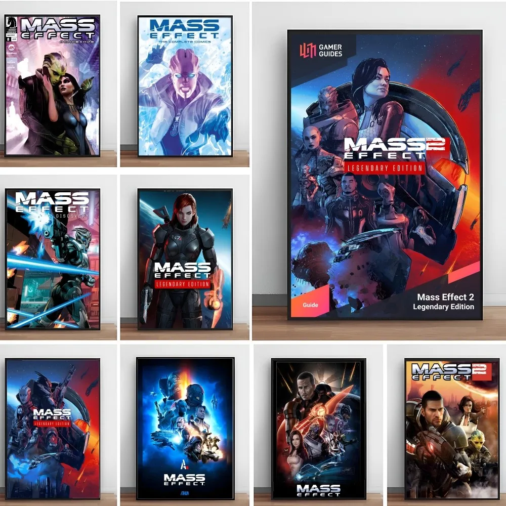 M-Mass Effect Legendary Edition Poster Paper Print Home Living Room Bedroom Entrance Bar Cafe Art Painting Decoration