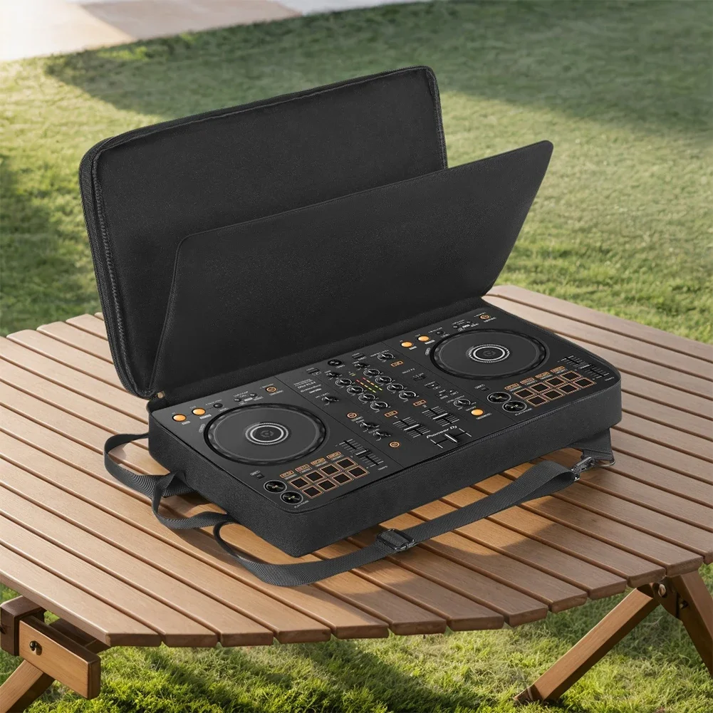 DJ Backpack for Pioneer DDJ-400 DDJ-FLX4 for Roland DJ-202 DJ Mixer Case DJ Controller Case Adjustable Shockproof Shoulder Strap