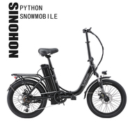 Electric Bicycle 36V 250W SINOHON Aluminum Frame Retro Motorcycle EBike Hydraulic Brake High Performance Aldult Motorcycle