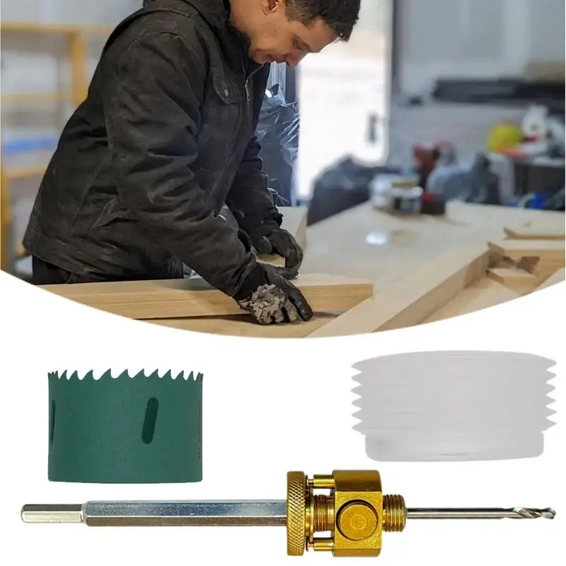 Downlight Quick Core Opening Tool Metal Hole Opener Connecting Pole Quick Efficient Handheld Coring Aid For Professional