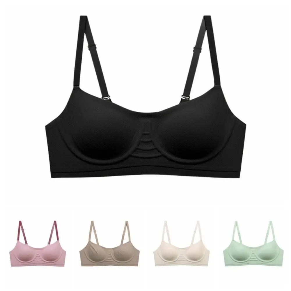 حمالة صدر مريحة ورائعة لاسلكية مضادة للترهل ومضادة للصدمات للنساء ملابس داخلية رفيعة بدون خياطة للفتيات