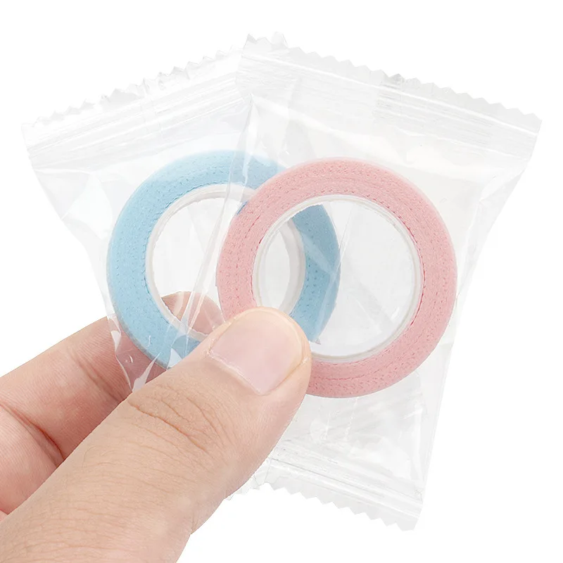 Eyelash Tape 5 Rolls Breathable Non-woven Cloth Adhesive Tape for Hand Eye Stickers Eyelash Extension Makeup Tools Lashes Patch