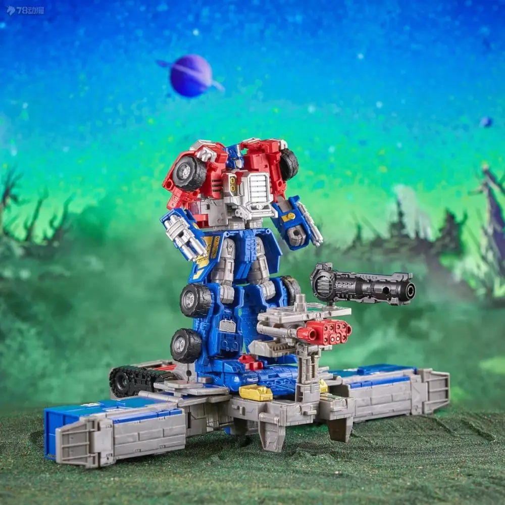 Novo hasbro transformadores legado comandante nível optimus prime dos desenhos animados anime modelo móvel artesanal presente das crianças colecionáveis