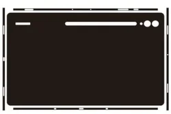Pre-cut 1PCS Back+Side Skin Vinyl Stickers Cover Protective Film For Samsung Galaxy Tab S9 Plus 12.4
