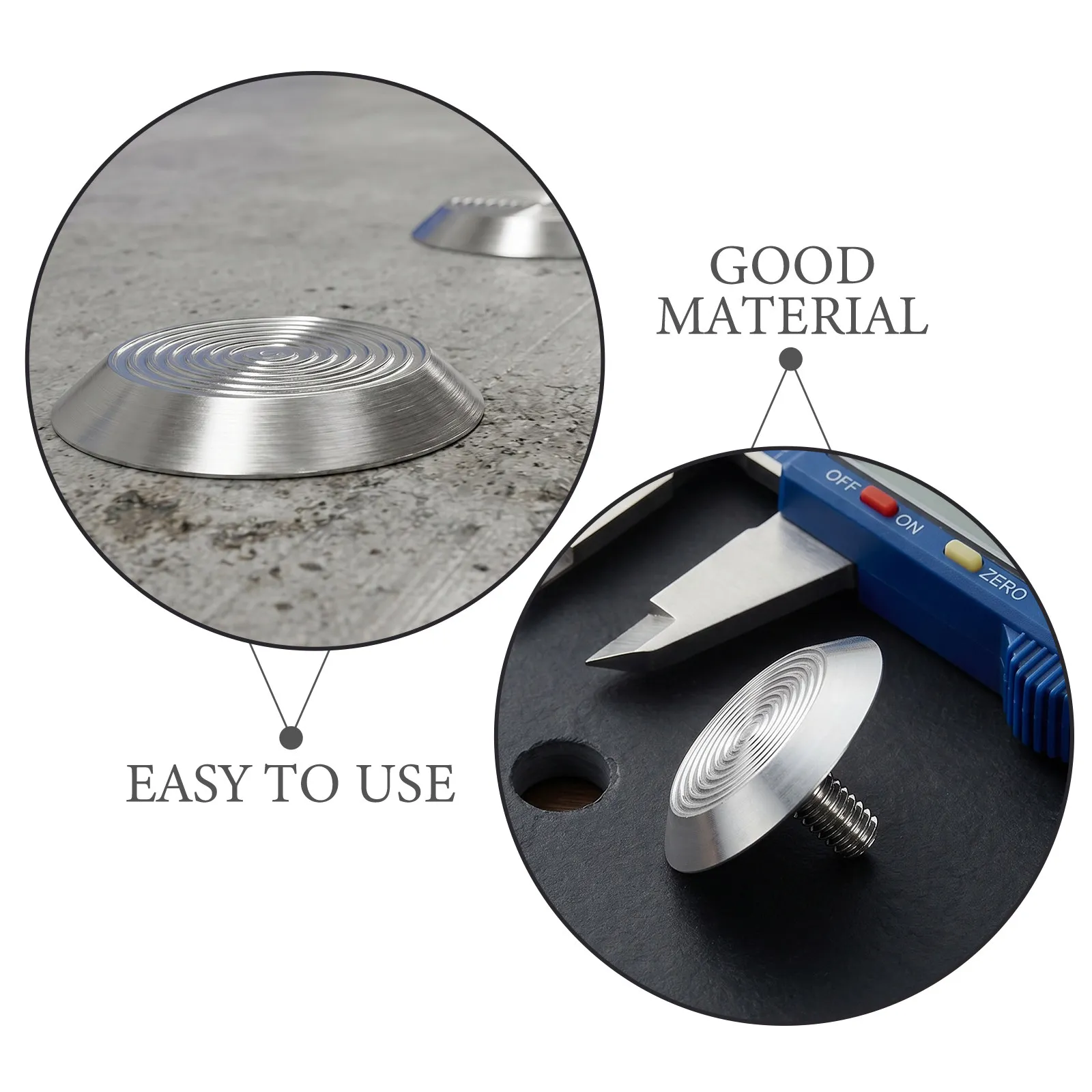 20Pcs Stainless Steel Paving Studs Blind Pathway Non Slip Nails for Sidewalk Guide Tiles Navigation Safety Indicator