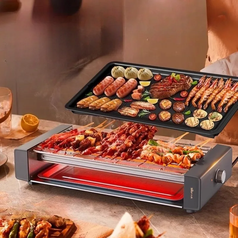 

Electric BBQ Grill Household Indoor Skewers Smokeless Electric Grill Pot Large Grill Cooking Machine