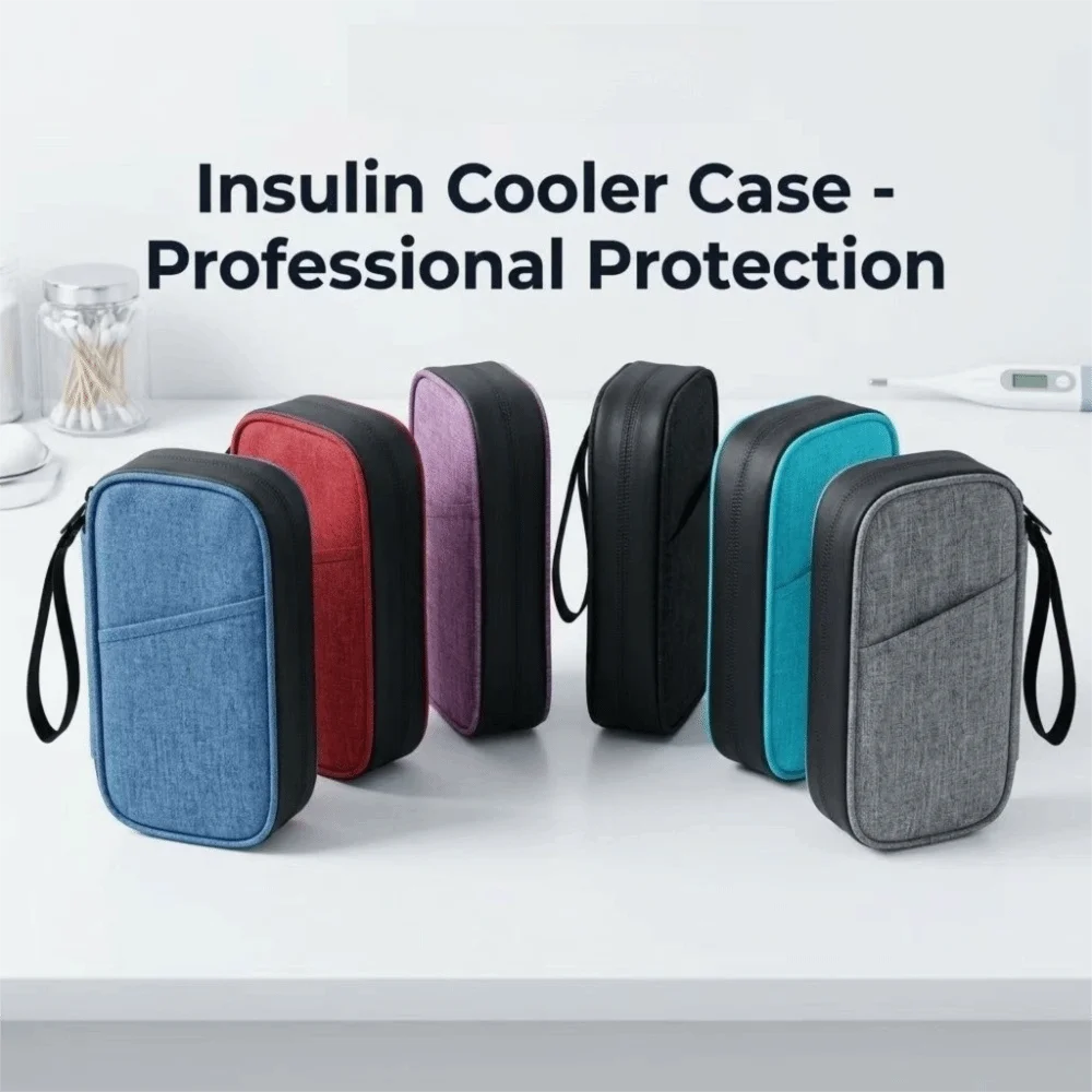Shockproof Insulin Cooling Bag Reusable Thermal Insulated Pocket Pill Protector Waterproof Medicine Travel Cooler for Diabetics