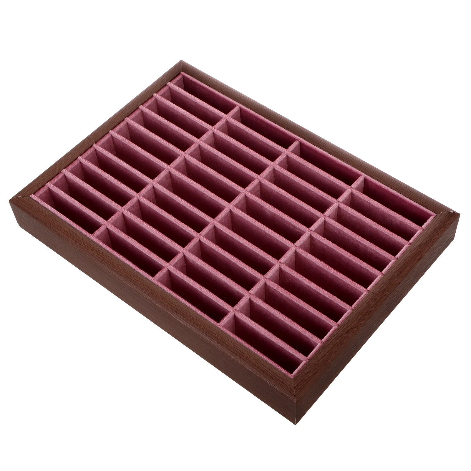 Wooden Bracelet Storage Tray Jewelry Display Glasses Case Closet Organizer Bins Vintage Trinket